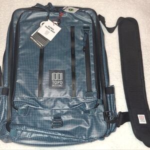 Topo Designs Blue Global Briefcase Backpack 30L - NWT